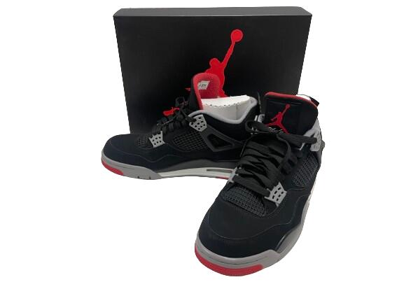 【中古】NIKE AIR JORDAN 4 RETRO \"FIRE RED\"" 308497-060 27.5糎 \""ナイキ エアジョーダン4 レトロ ファイヤレッド スニーカー\""【広田店】"