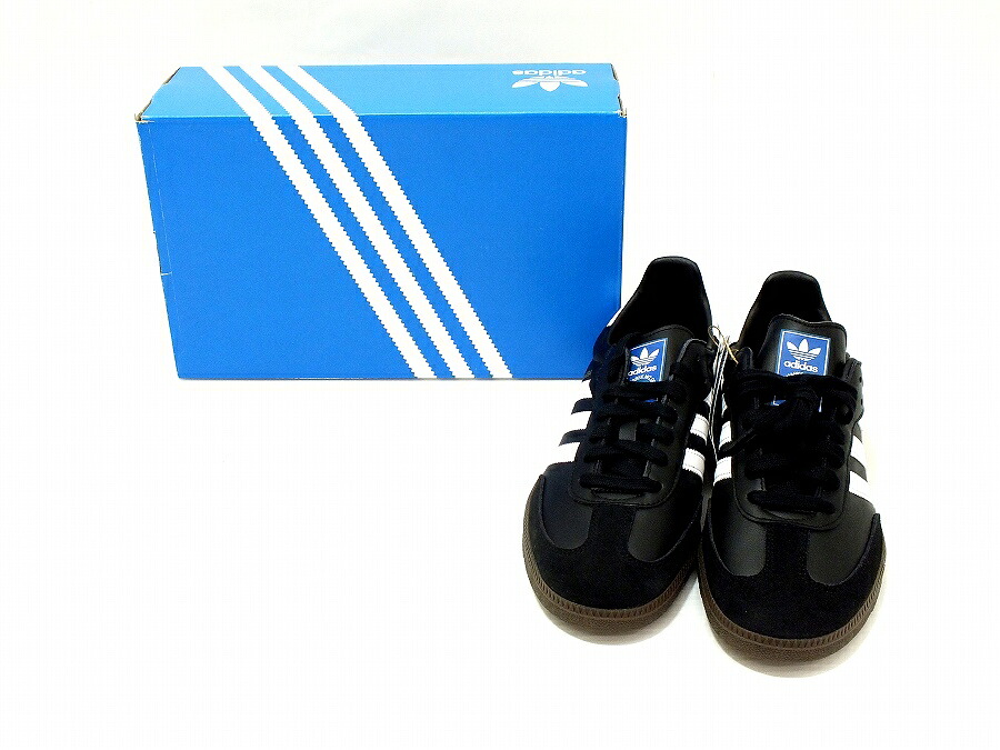 【未当て嵌める】 adidas Samba OG \"\""Core Black/Cloud White/Gum\""\"" B75807 28糎 アディダス サンバ OG \""\""中核グループ黒いこと/クラウドホワイト/チュインガム 【鹿屋店】"