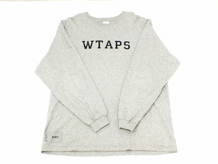 楽天市場】WTAPS 23aw COLLEGE LS COTTON TEE XLサイズ 232ATDT-LTM04S