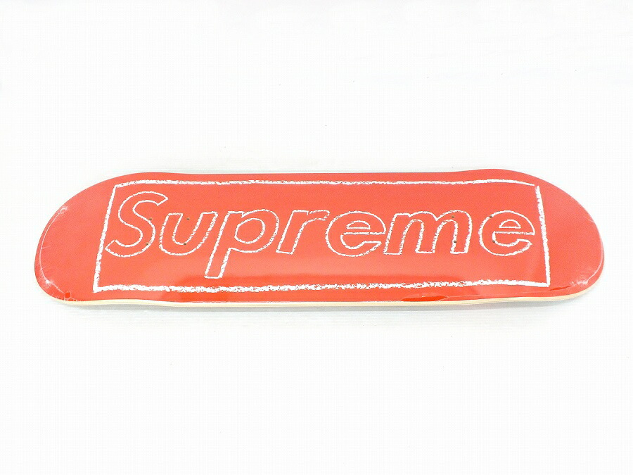スケートボード Supreme KAWS Chalk Logo Skateboard red Supreme KAWS Chalk Logo Skateboard Deck Red - SS21 - US