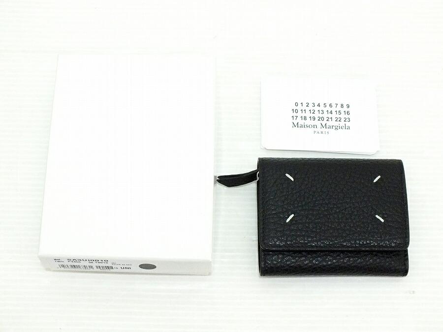 Maison Margiela [新品 未使用] 三つ折り財布 楽天市場】メゾン マルジェラ 3つ折り財布 Maison Margiela 4