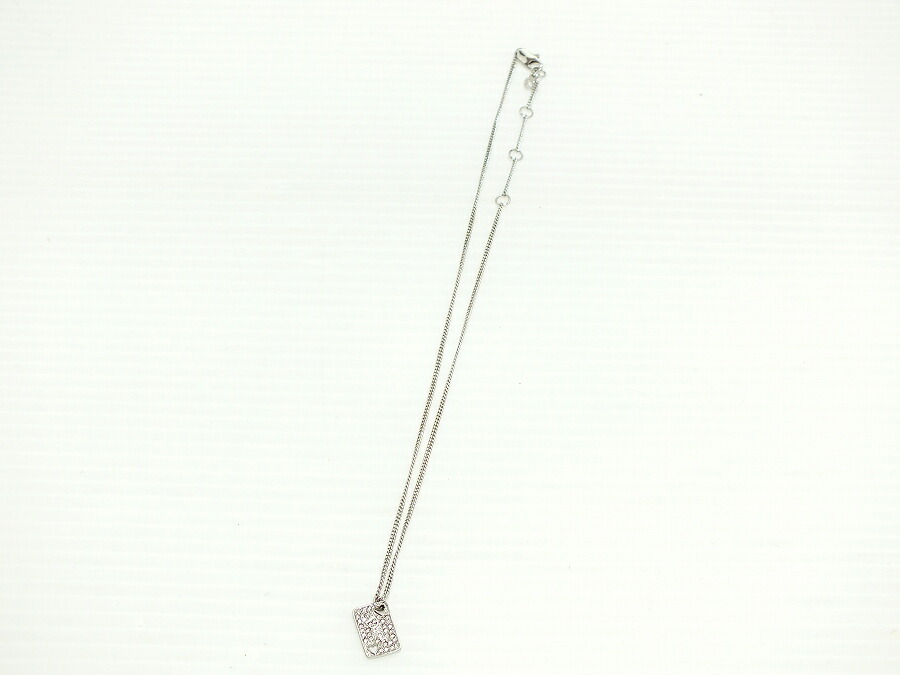 【中古】Christian Dior ハートトランプ ネックレス クリスチャンディオール レディースネックレス【鹿屋店】