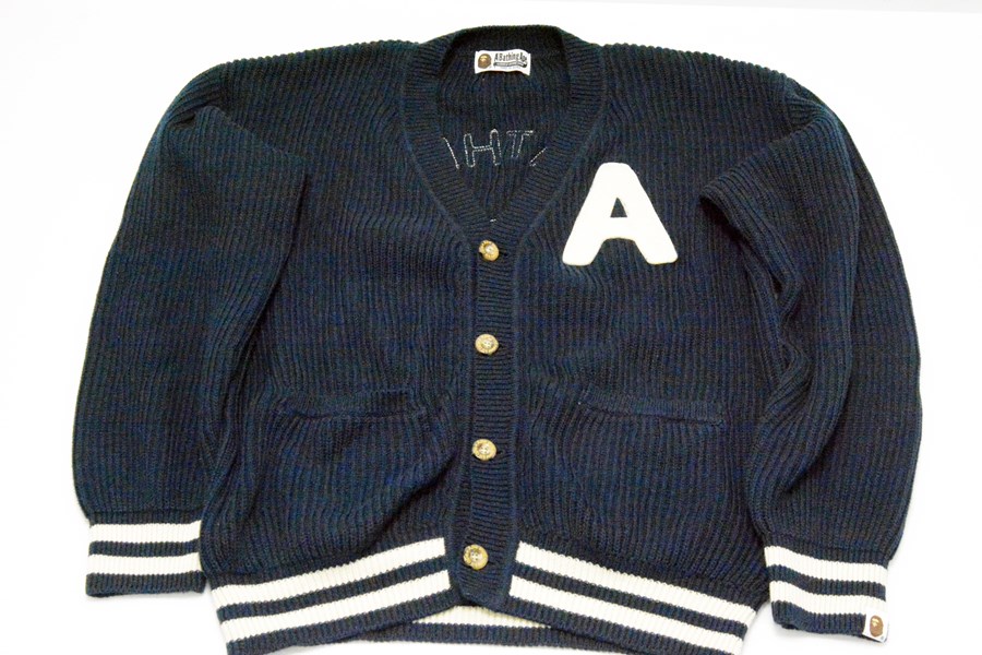 楽天市場】アベイシングエイプ ニット カーディガン メンズ 【 A