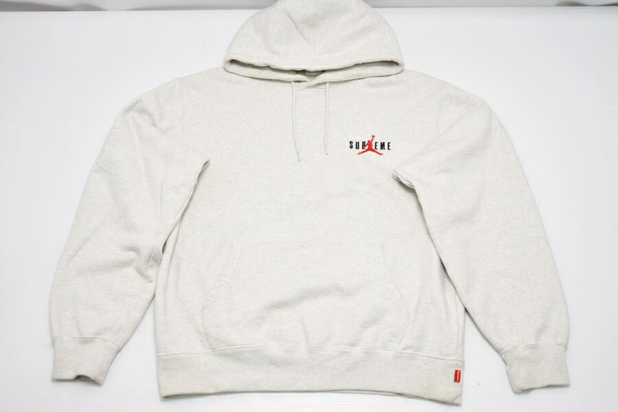【新品✨️】シュプリーム x ジョーダン フーディー \"アッシュ グレー\" Supreme x Jordan Hooded Sweatshirt 