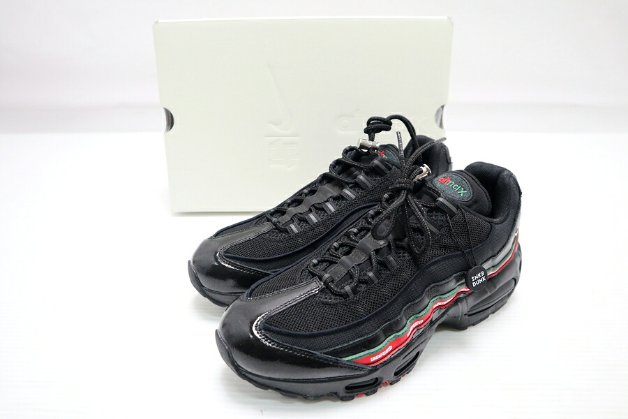 【中古】 UNDEFEATED × Nike Air Max 95 SP "Black" IB4453-001 27cm "アンディフィーテッド × ナイキ エアマックス95 SP "ブラック"" メンズ スニーカー 【日南店】|FIVE MALL