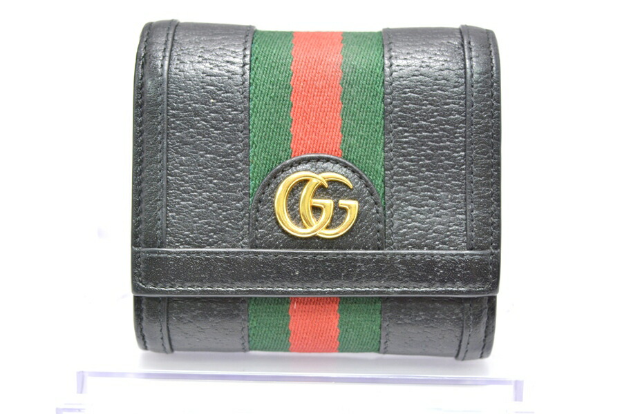 GUCCI グッチ　オフィディア　コンパクト　ウォレット グッチ GUCCI GG マーモット OPHIDIA オフィディア コンパクト