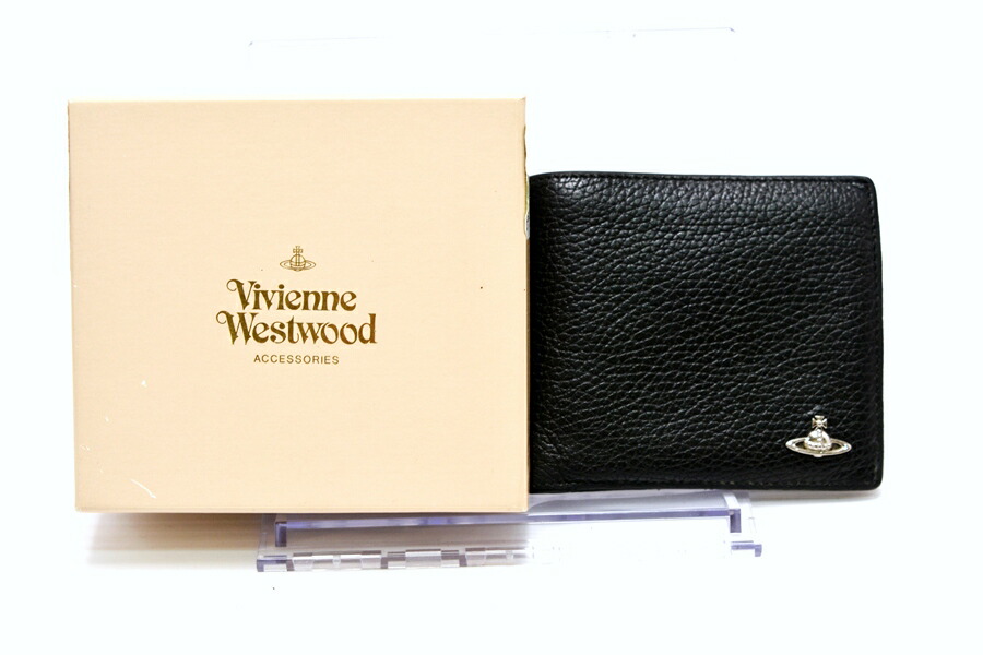 Vivienne Westwood ヴィヴィアン ブラック 折りたたみ財布 Vivienne Westwood(ヴィヴィアンウエストウッド) 折りたたみ財布