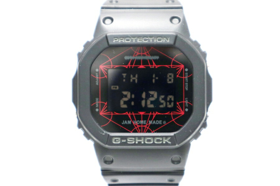 【未当て嵌める】 CASIO G-SHOCK × JAM HOME MADE 25thANNIVERSARY DW-5600VT カシオ Gぼうぜん自失 × ジャムホームメイド 25周年祝する 共同研究 ご覧なさる ウオッチ 【日南店】