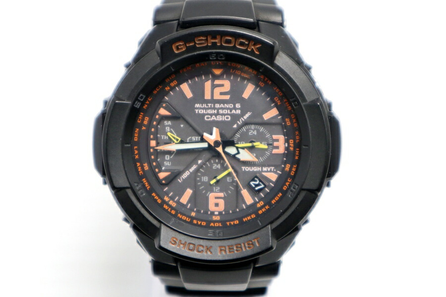 【中古】 CASIO G-SHOCK MASTER OF G - AIR GRAVITYMASTER GW-3000B-1AJF カシオ Gショック マスターオブジー エア グラビティマスター メンズ パイロットウォッチ 腕時計 【日南店】