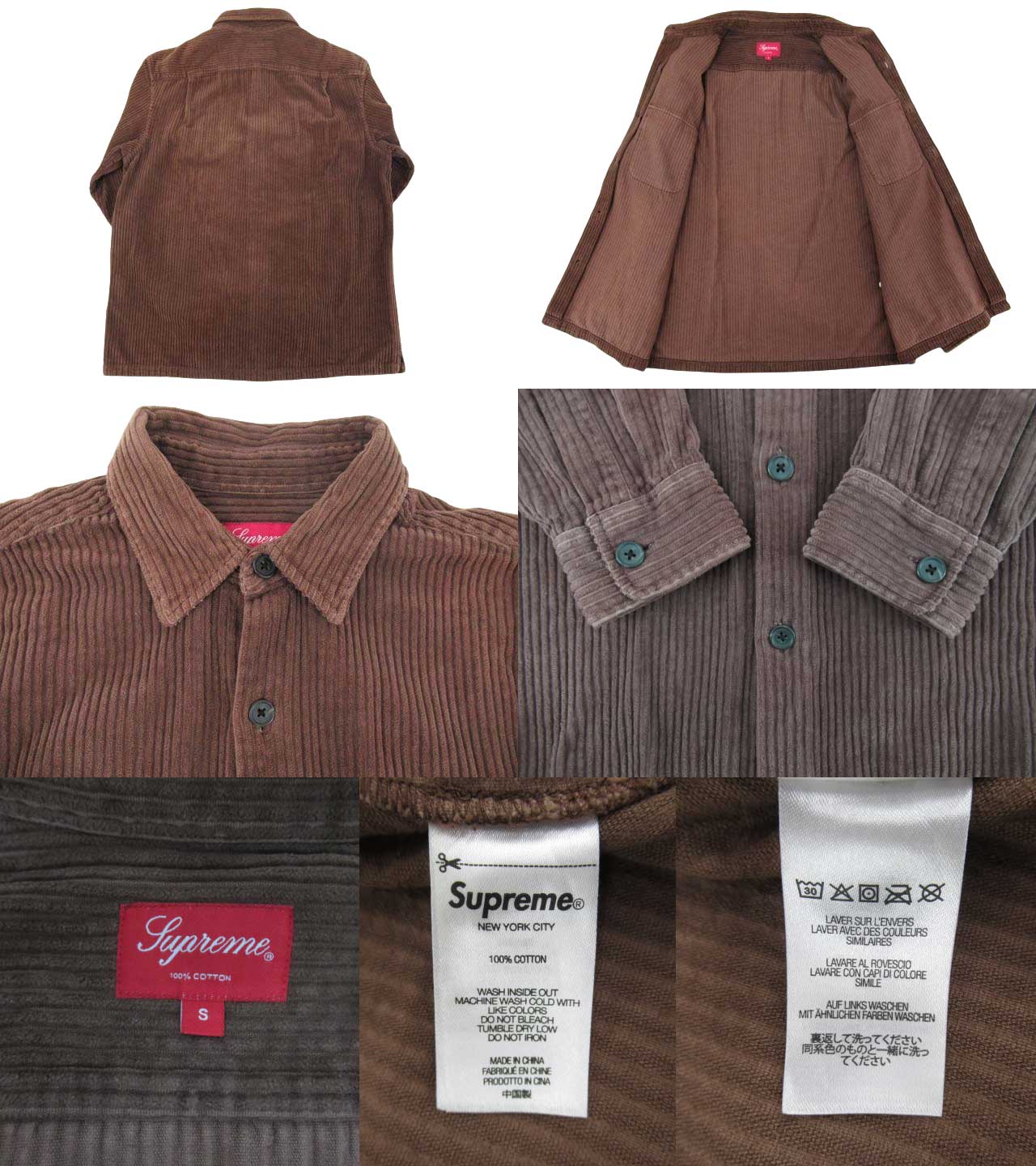 Supreme“シュプリーム” 22SS Corduroy Shirt コーデュロイ シャツ