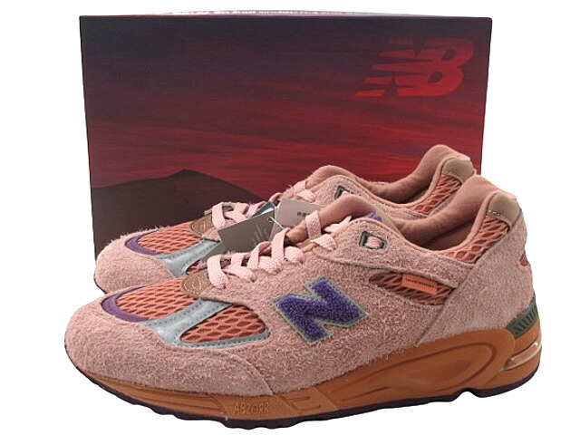 【未当て嵌める】New Balance×Salehe Bembury “ニュー平衡にする×サレヘ・ベンバリー” M990SB2 \"TERRA COTTA\"" MADE IN USA USA製 テラコッタ シューズ スニーカー 28.0糎【鹿児島店】"