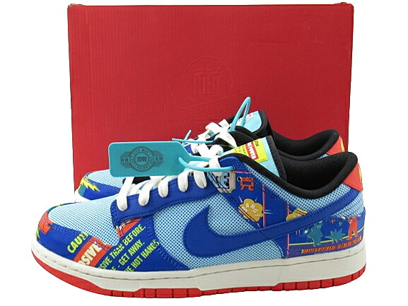 【中古】NIKE &ldquo;ナイキ&rdquo; DUNK LOW RETRO CNY "FIRE CRACKER" ダンク ロー レトロ ファイヤークラッカー DD8477-446 スニーカー 28.5cm【鹿児島店】｜FIVE MALL