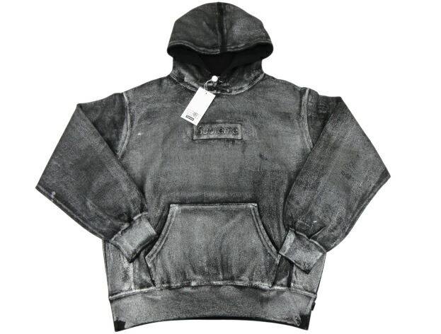 【正規品】Supreme MM6 フーディー Lサイズ Supreme x MM6 Maison Margiela】 Foil Box Logo フーディー