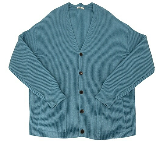 楽天市場】AURALEE SUPER FINE WOOL RIB KNIT BIG CARDIGAN A22AC01RK