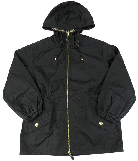 【中古】BURBERRY LONDON ENGLAND &ldquo;バーバリーロンドンイングランド&rdquo; 21AW ECONYL ライトウェイト フーデッド ジャケット エコニール リサイクルナイロン パーカー フーディ BINHAM NYL 8042901 UK 4 ブラック【鹿児島店】｜FIVE MALL 45,045円