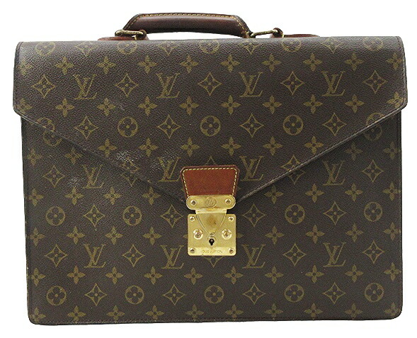 ルイヴィトン エピ セルヴィエット コンセイエ ビジネスバッグ A4 ハンド 茶 LOUIS VUITTON ルイヴィトン ビジネスバッグ エピ