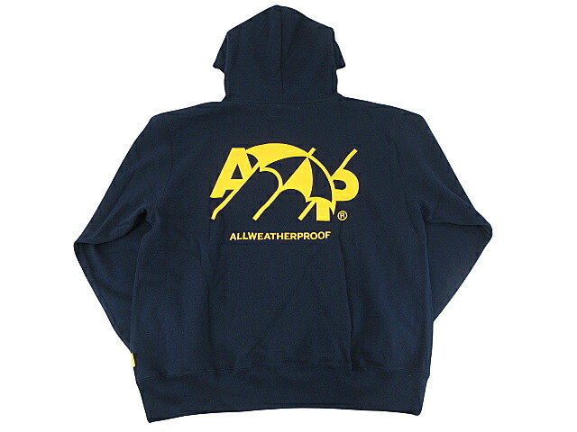 【未使用】Arnold Palmer by ALWAYTH “アーノルドパーマーバイオルウェイズ” A/P HOODIE フーディ スウェット プルオーバーパーカー タグ付き AWXP-22AW-003 11-13-0329-384 サイズL ネイビー【鹿児島店】