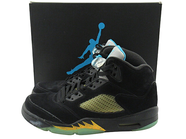 【中古】NIKE “ナイキ” AIR JORDAN 5 RETRO \"AQUA\"" エアジョーダン5 アクア DD0587-047 スニーカー 27.5糎【鹿児島店】"