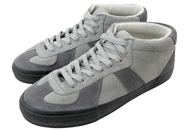 【中古】Graphpaper×REPRODUCTION OF FOUND “グラフペーパー×リプロダクション・オブ・ファウンド” GERMAN MILITARY TRAINER/ MODIFIED. SKATEBOARDING HALF CUT GREY シューズ スニーカー サイズ41 25.5～26.0cm【鹿児島店】