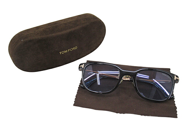 【中古】TOM FORD "トムフォード" ウェリントン サングラス 日本企画モデル TF1233-D 01V ブラック/ブルー【鹿児島店】｜FIVE MALL