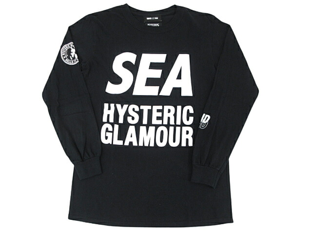 HYSTERIC GLAMOUR × WDS L/S T SHIRT ブラックL