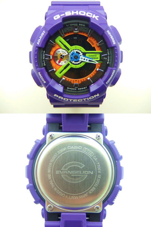 パーティを彩るご馳走や エヴァンゲリオン初号機モデル G-SHOCK GA-110EV-6AJR - 腕時計(デジタル)