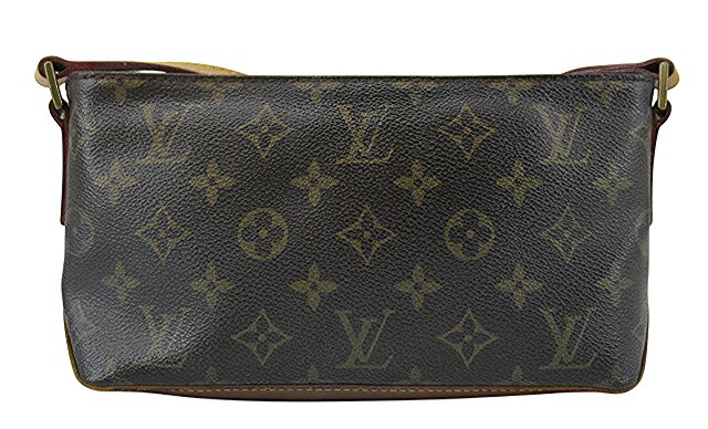 【中古】LOUIS VUITTON “ルイヴィトン” モノグラム トロター ショルダーバッグ ポシェット クロスボディ 斜め掛け 肩掛け M51240 ブラウン系【鹿児島店】