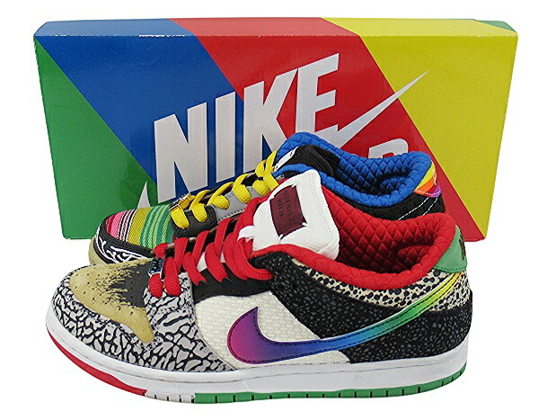 楽天市場】【送料無料】【US8.5】NIKE SB DUNK LOW PRO QS WHAT THE P