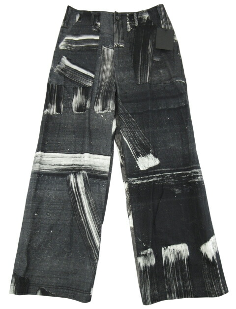パンツ yoke 24ss spray printed baker pant YOKE | SPRAY PRINTED BAKER PANTS(KHAKI) | スプレープリント