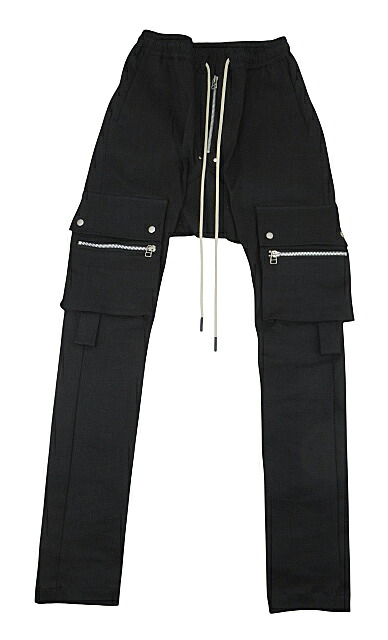 【中古】A.F ARTEFACT “エーエフアーティファクト” 25SS Stretch Denim Cargo Sarrouel Skinny ストレッチデニム カーゴ サルエル スキニーパンツ ag-11064 サイズ3 ブラック【鹿児島店】