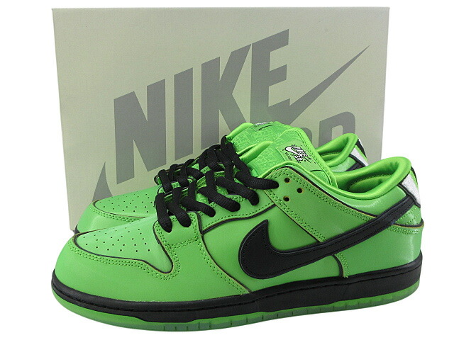 【中古】パワーパフガールズ × ナイキSB ダンク ロー プロ QS ブロッサム パワーパフガールズ × ナイキ SB ダンク ロー プロ QS 