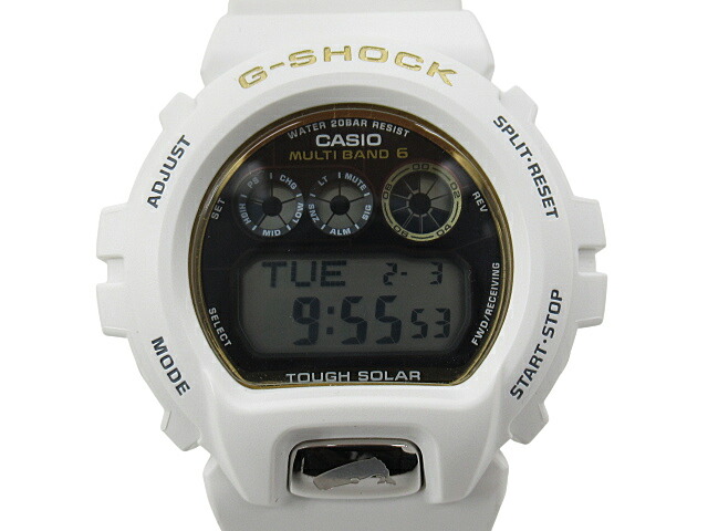 【中古】G-SHOCK “ジーショック” DIGITAL 6900 SERIES アイサーチ・ジャパン コラボレーション30周年記念モデル イルクジ2024 Love The Sea And The Earth 電波ソーラー デジタルウォッチ 腕時計 GW-6904K-7JR ホワイト【鹿児島店】|FIVE MALL