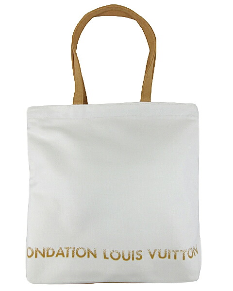 【新品】LOUIS VUITTON &ldquo;ルイヴィトン&rdquo; FONDATION フォンダシオン CANVAS ZIPPER TOTE BAG キャンバスジッパー トートバッグ 20358 WHITE【鹿児島店】｜FIVE MALL