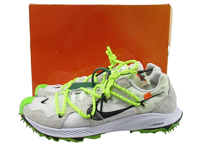 【中古】NIKE×Off-White “ナイキ×オフホワイト” WMNS ZOOM TERRA KIGER 5 \