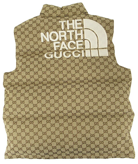 【中古】GUCCI×THE NORTH FACE “グッチ×ザ・ノースフェイス” 21AW GG 落ちこむより良い 引き舟付き添い人 670768 Z8APY 大きさM ベージュ【鹿児島店】