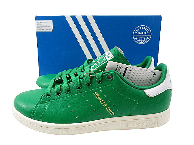 【未使用】adidas “アディダス” STAN SMITH \"GREEN/OFF WHITE/CLOUD WHITE\" スタンスミス グリーン/オフホワイト/クラウドホワイト GW0582 スニーカー 26.0cm【鹿児島店】