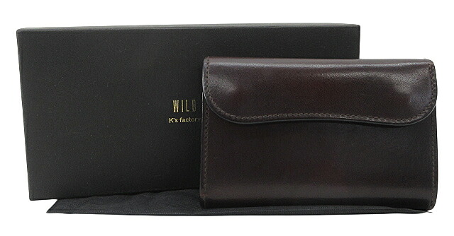 【中古】WILDSWANS “ワイルドスワンズ” BYRNE バーン 3つ折りウォレットサドルプルアップ ウォレット ミディアムウォレット 王冠ロゴ 旧ロゴ スナップボタン チョコ【鹿児島店】 30,030円