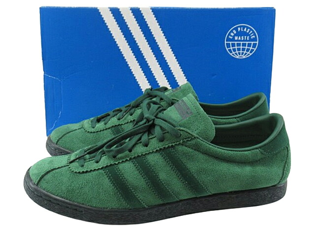 【中古】adidas “アディダス” TOBACCO GRUEN \"DARK GREEN\"" 葉巻きタバコ グルーエン うす暗い緑であること GW8205 スニーカー 27.5糎【鹿児島店】"