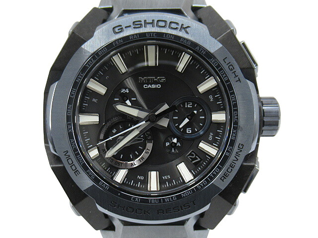 【中古】G-SHOCK &ldquo;ジーショック&rdquo; MT-G MTG-B4000 Series 電波ソーラー モバイルリンク Bluetooth トリプルGレジスト カーボンコアガード構造 アナログウォッチ 腕時計 MADE IN JAPAN MTG-B4000B-1A2JF ブラック&times;ブルーグレー【鹿児島店】｜FIVE MALL