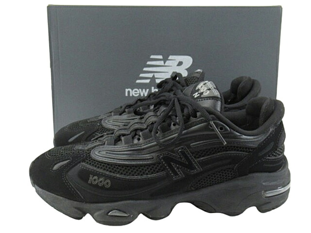 【中古】New Balance “ニューバランス” M1000B \"BLACK\" ブラック スニーカー 25.5cm【鹿児島店】