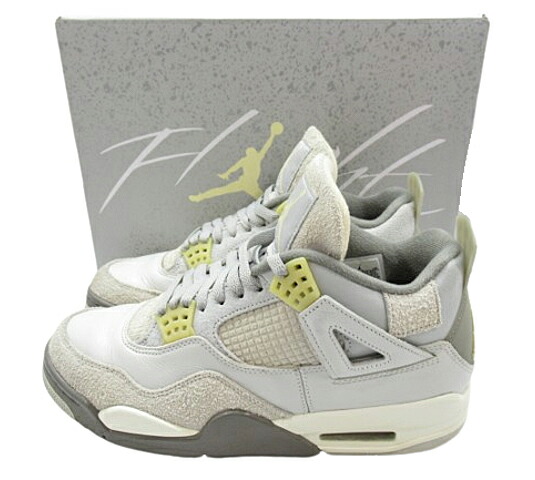 【中古】NIKE \"ナイキ\"" AIR JORDAN 4 RETRO SE \""CRAFT\"" エアジョーダン4 レトロ 手工芸品 DV3742-021 スニーカー 大きさ27.5糎【鹿児島店】"