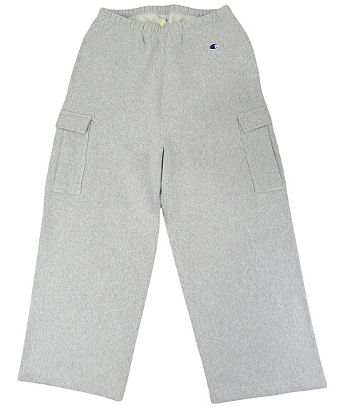 【中古】Champion “チャンピオン” BEAMS別注 スウェット カーゴパンツ REVERSE WEAVE リバースウィーブ 11-24-1144-411 C8-Y222 サイズS シルバーグレー【鹿児島店】