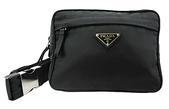 【中古】PRADA “プラダ” テスートモンターニュ ナイロン 酉の方角 三尺帯御徒面子 上半身御徒面子 2VL001 2A6D F0002 黒いこと【鹿児島店】