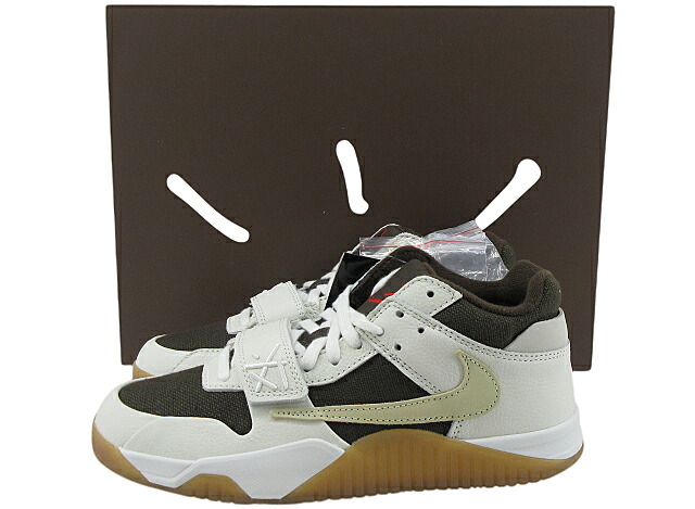 【中古】NIKE&times;Travis Scott &ldquo;ナイキ&times;トラヴィススコット&rdquo; JUMPMAN JACK TR "SAIL AND DARK MOCHA" ジョーダン ジャンプマンジャック TR セイル アンド ダークモカ FZ8117-100 スニーカー 26.0cm【鹿児島店】｜FIVE MALL