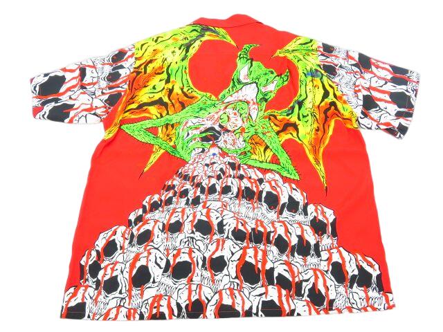 WACKO MARIA × NECK ハワイアンシャツ FACEワコマリア ネックフェイス