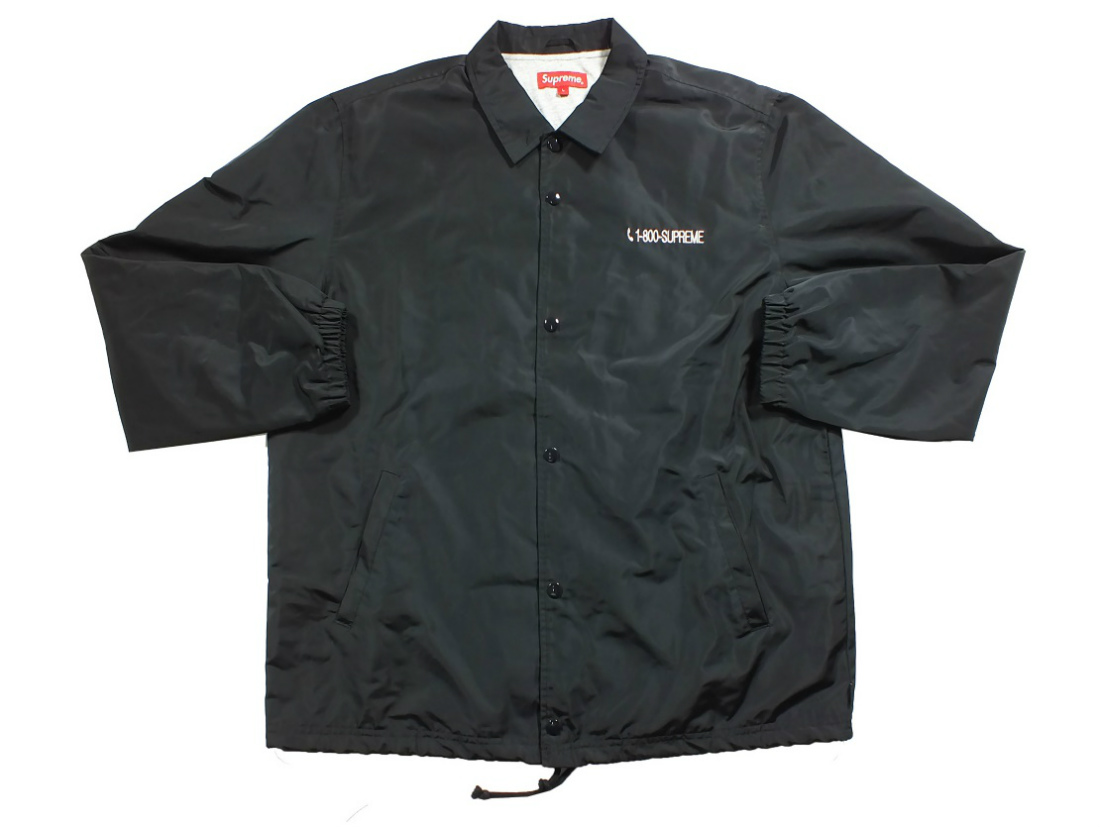 【楽天市場】【中古】Supreme 1-800 Coaches Jacket 19FW "シュプリーム コーチジャケット メンズ ブラック