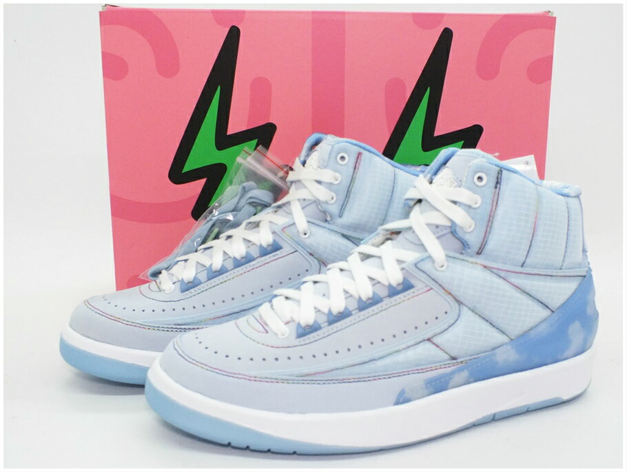 【未使用】J.BALVIN × NIKE AIR JORDAN 2 RETRO SP DQ7691-419 25.5cm \
