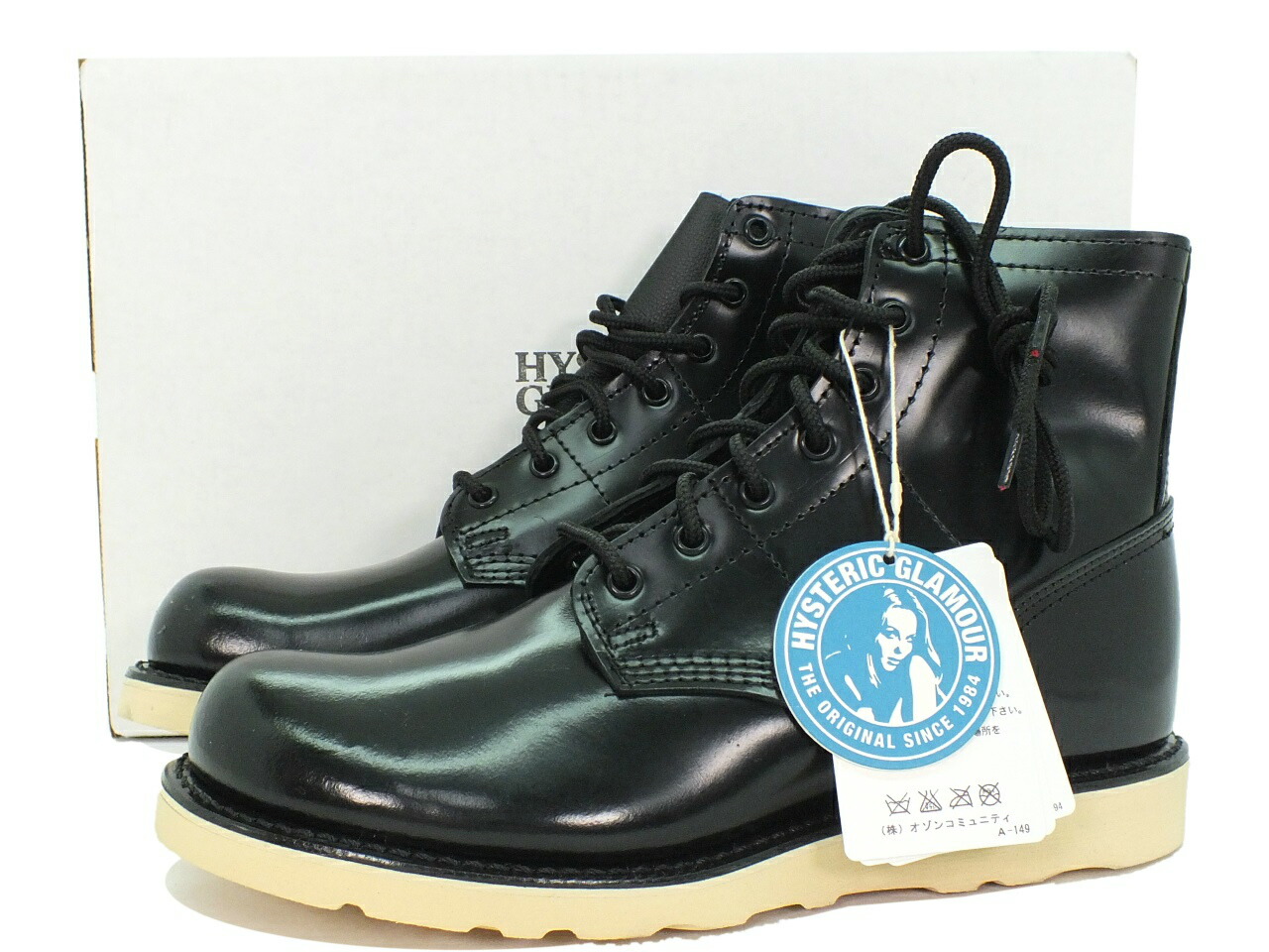 楽天市場】【未使用】HYSTERIC GLAMOUR 6 HOLE JUMP BOOTS 27cm