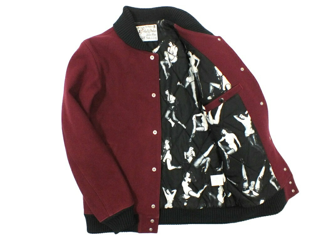 【希少】ワコマリア STRIPED SMOKING JACKET ネイビー S CO14-PT-B.jpg
