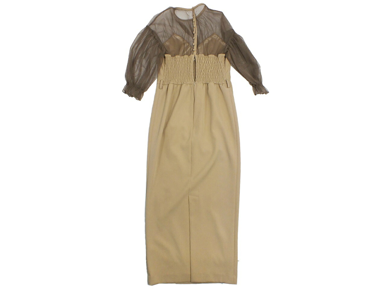 【中古】AMERI 20SS AIRY SLEEVE TIGHT DRESS \